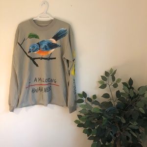 Yeezy Wes Lang Bird L/S Tee - Vapor
